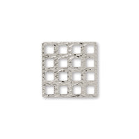 Skashi parts square rhodium color
