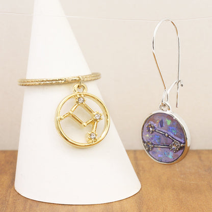 Charm Constellation Capricorn Crystal/G
