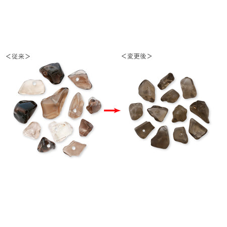 天然石 サザレ　スモーキークォーツ