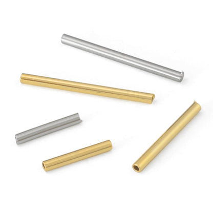 Straight pipe rhodium color
