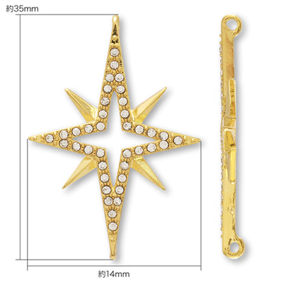 Joint Part Pave Star 2-Kan Crystal/G