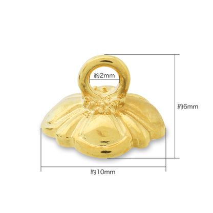 Design Cap Flower 3 Gold