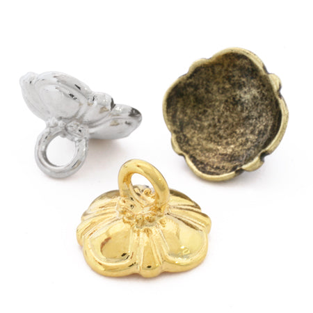 Design Cap Flower 3 Gold