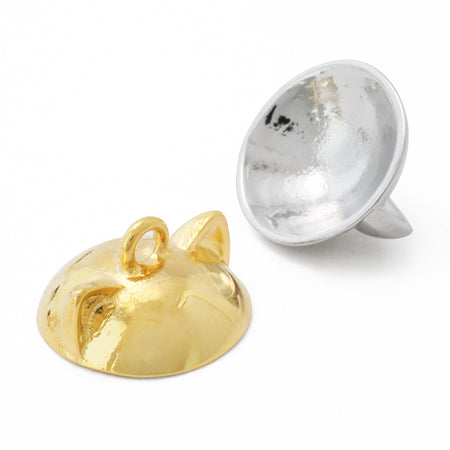 Design cap cat gold