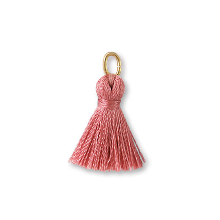 Tassel mini salmon pink
