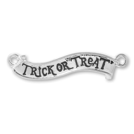 チャーム ハロウィン旗 トリックオアトリート　ブラック/RC