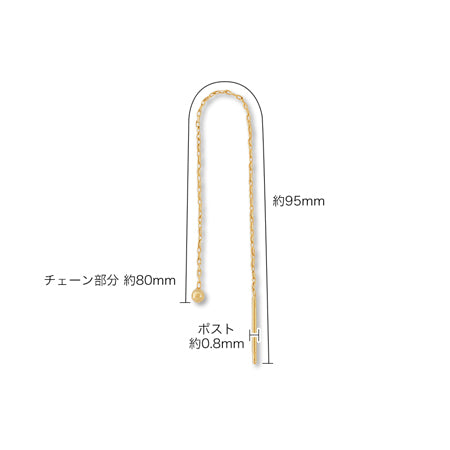 American earrings with gold