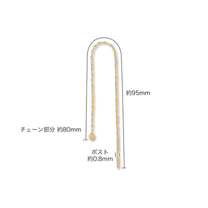 American earrings with gold