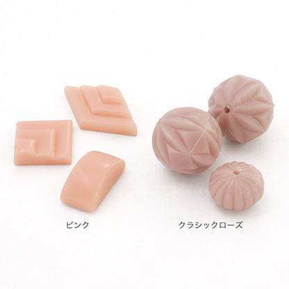 アクリル ドイツ製 ダイヤ(無穴)　ピンク【アウトレット】