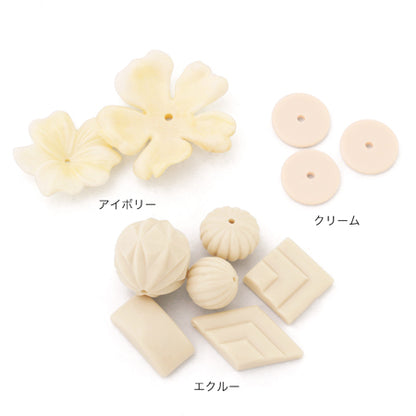 アクリル ドイツ製 丸すじ　エクルー