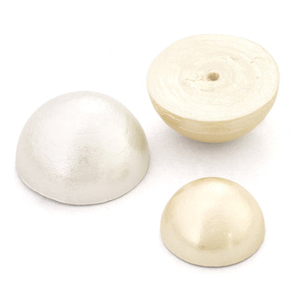 Cotton pearl half round Kiska