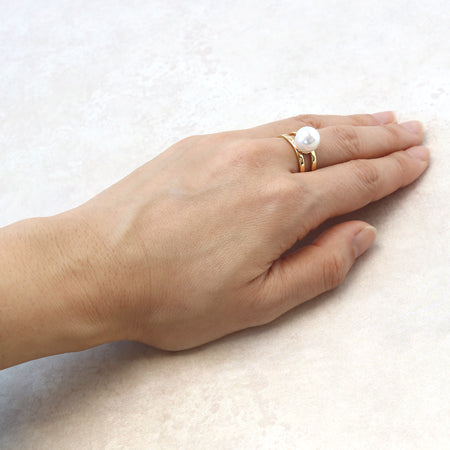 Ringdai Double Mark: 8mm Roseumin Color