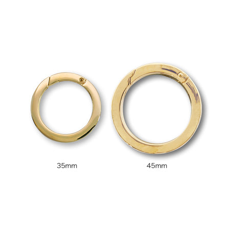 Karabiner gold key chain