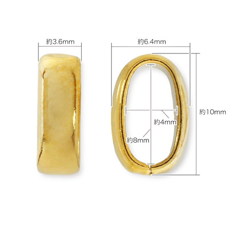 Connecting ring Komaru gold