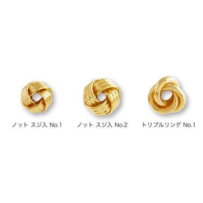 メタルパーツ トリプルリング No.1　ゴールド