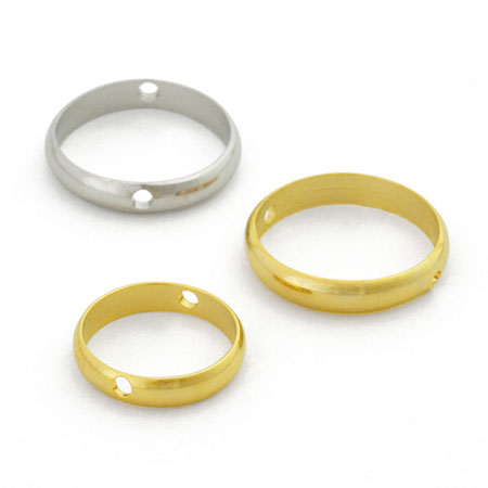 Metal ring parts round