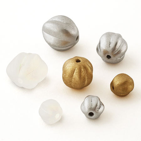 Czech Pumpkin Antique Gold