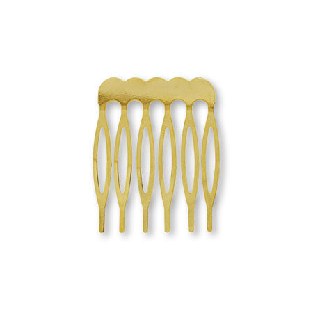 ヘア金具 コーム 6足　ゴールド
