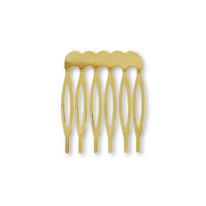 ヘア金具 コーム 6足　ゴールド