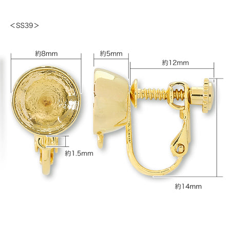 Earring screws with Ishiza 