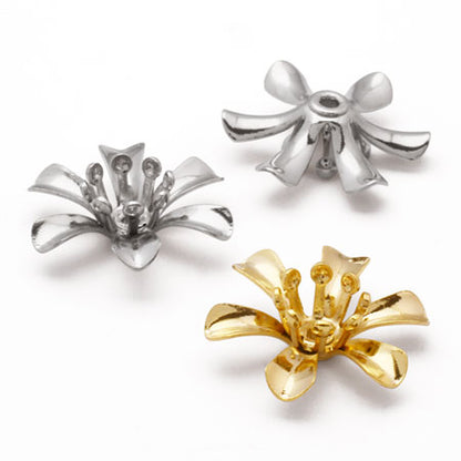 Metal Flower No. 4 Rodium-Color