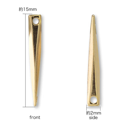Joint parts stick art cut rhodium color
