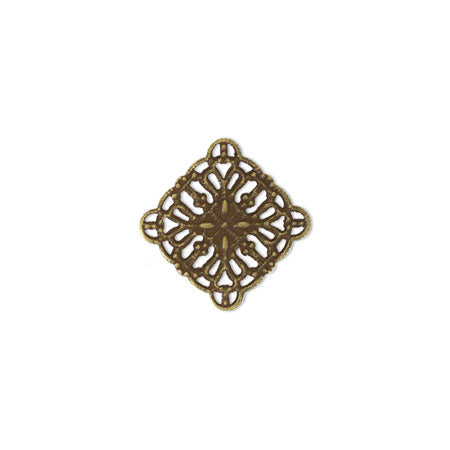 スカシパーツ 四角2 約12mm　金古美