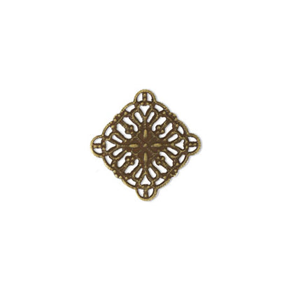 スカシパーツ 四角2 約12mm　金古美