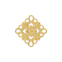 Sukasi parts square 3 approx. 16mm matte gold
