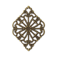 Sukasi parts diamond shape approx. 21 x 15mm Kanekobi