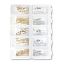Gold fittings sort T-pin 9-pin case inn gold rosium color