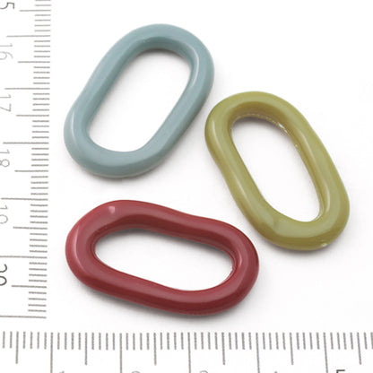 Acrylic German made ring Oval 7 Pistachio [Outlet]