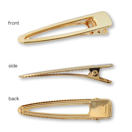 Flat metal clip triangle nickel nickel