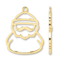 レジンフレーム クリスマス サンタクロース1　ゴールド
