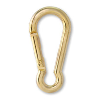 Keychain carabiner gold