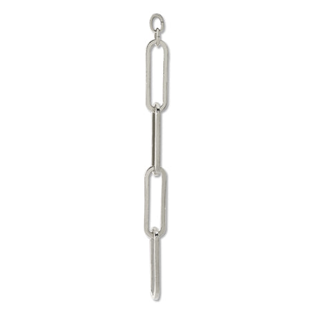 Swing parts design chain 7 rhodium color
