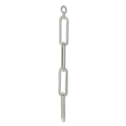 Swing parts design chain 7 rhodium color