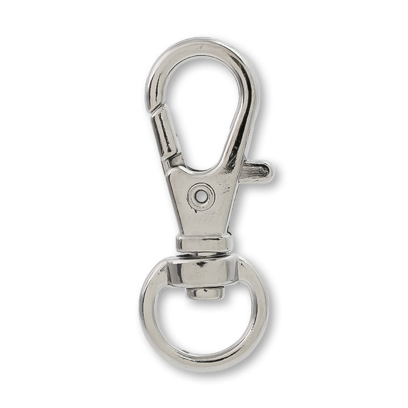 Keychain Eggplant 1 with rotating ring Nickel