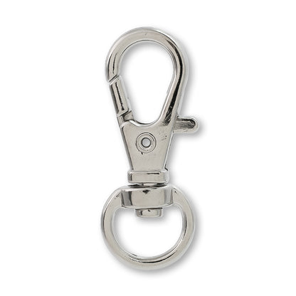 Keychain Eggplant 1 with rotating ring Nickel