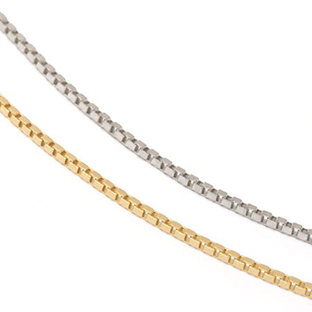 Chain necklace BOX1.0DC (with adjuster) gold