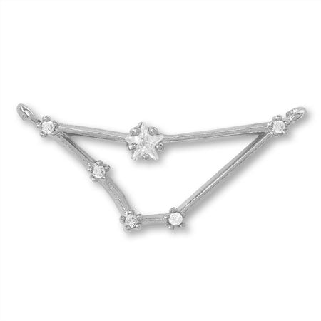 チャーム 星座2 やぎ座 2カン　キュービックジルコニア/RC
