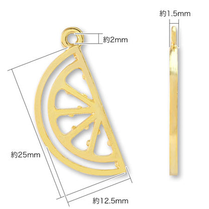 Régine Frame Citrus Slice Half Gold