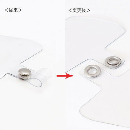 ストラップホルダー スマホケース用　クリア