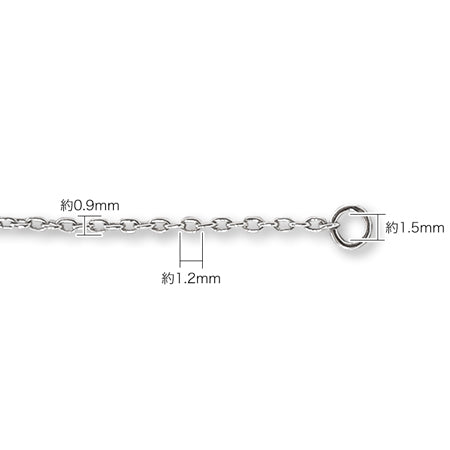 American earrings U-shaped rhodium color