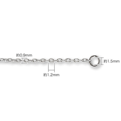 American earrings U-shaped rhodium color