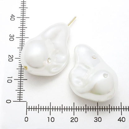 Ishitsuki Resin Baroque 4 White AB/Crystal