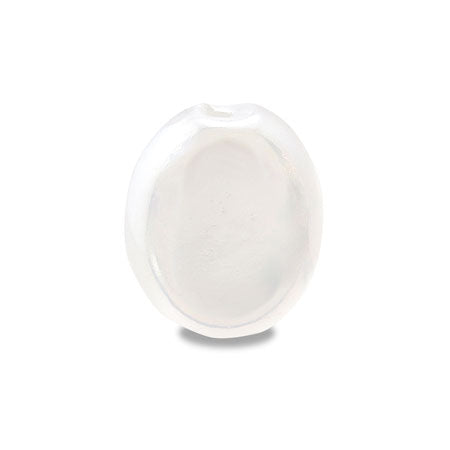 Resin pearl Baroque oval