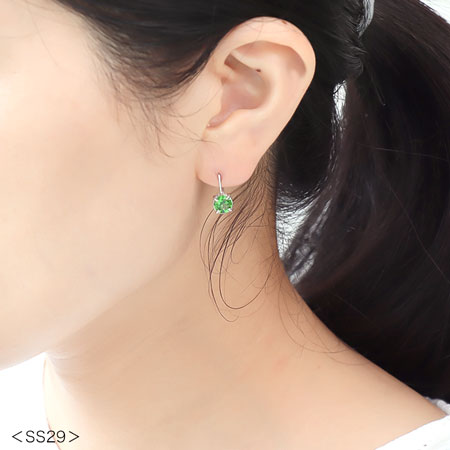 フックピアス 石座付ラウンド 