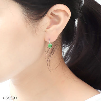 フックピアス 石座付ラウンド 
