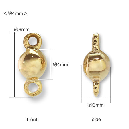 Joint parts ball rhodium color